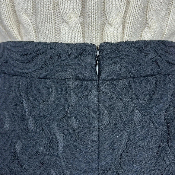 NWOT Lord & Taylor  lace covered pencil skirt - Picture 3 of 8